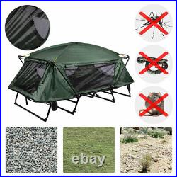 Folding 2 Person Elevated Camping Tent Cot Waterproof Hiking Outdoor Carry Bag