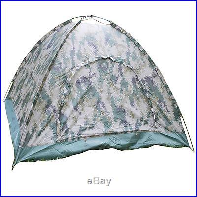 Folding Tent 2 Person Four Seasons Fiberglass Outdoor Camping Digital Camouflage