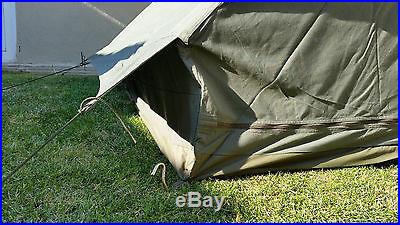 French army military two man tent surplus camping festival hunting outdoors