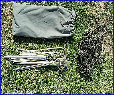 French military two man army surplus tent camping fishing waterproof hunting