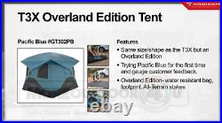 GT302PB T3X Hub Tent Overland Edition Pacific Blue MFG REFURB WARRANTY