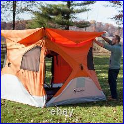 Gazelle 94 x 94 4-Person Pop Up Camping Hub Tent with Removable Floor (Used)