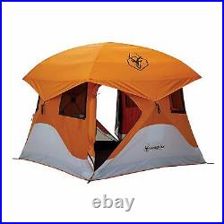 Gazelle Tents 22272 T4 Pop-Up Portable Camping Hub Tent, 4-person/family