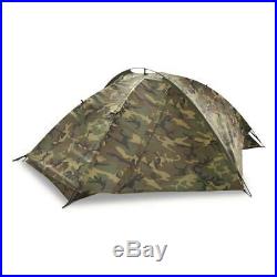 Genuine US Military Surplus Eureka! TCOP One Person Combat Tent, Woodland Camo