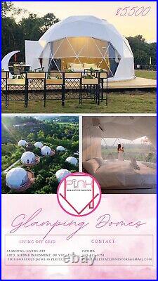 Gorgeous Glamping Dome 6M (White) DOME ONLY