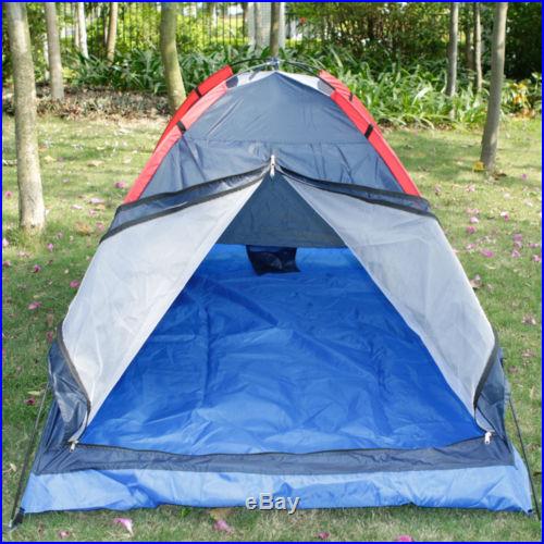 HLY-Z2003 Two Person Family Outdoor Hiking Portable Folding Camping Tent #C117
