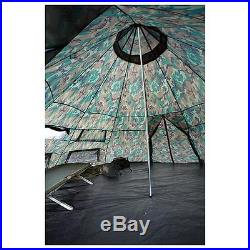 HQ ISSUE 18x18 foot Teepee Tent Camo 12 person