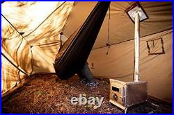 Hammock Hot Tent with Stove Jack, Spacious Versatile Camping Shelter with