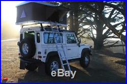 Hard-shell Roof Top Tent Crank Style, Bug Nets, Mattress Included, Car or Truck