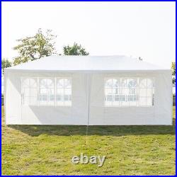Heavy Duty Canopy Party 10'x 20' Folding Wedding Tent Gazebo with 6 Sides Walls