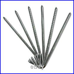 Heavy Duty Stakes For Tent Inflatable Garden J Hook Steel Ground Anchor Pegs