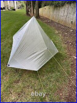 Hexamid Pocket Tarp with Doors Dyneema Tent New-Tried Out In Backyard Only 6.1 Oz