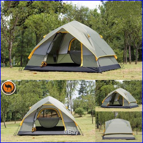 High Quality Camel Brand Professional 4 Person 4-Season Oxford Outdoor Tent NEW
