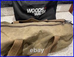 Hot Tent + Wood Camp Stove Luxe Mini Peak XL and Woods Walker + Rothco + Pole