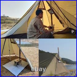Hot Tent for Camping with Stove Jack 4 Person Large Outdoor Survival Tent