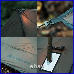 Hot Tent with Stove Jack Camping Tent Winter Tent 4 Season Tent 1-2 Person fo