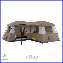 Huge 12 Person 3 Room Instant Tent Family Camping Hiking Hunting Easy Setup NEW