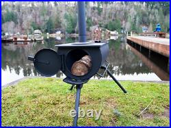Hunting Survival Camping Wood Stove & Portable Tent Heater