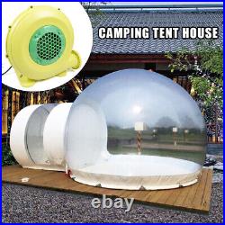 Inflatable Bubble House Outdoor PVC Bubble Tent For Camping With Air Blower 3M Dia