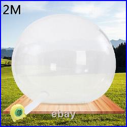 Inflatable Bubble Tent Commercial PVC Clear Eco Dome Camping Tent 2M With Blower