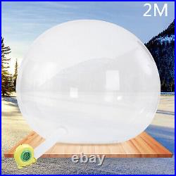 Inflatable Bubble Tent Commercial PVC Clear Eco Dome Camping Tent 2M With Blower