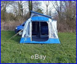 Inflatable Camper Van Drive Away Awning Olpro Loopo Breeze (blue/grey)