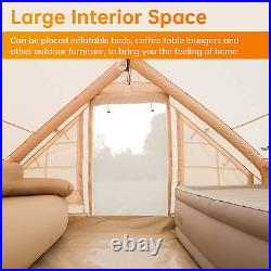 Inflatable Camping Tent Easy Setup Waterproof Windproof Outdoor Blow Up Cabin