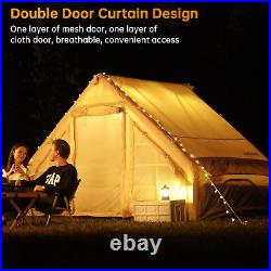 Inflatable Camping Tent Easy Setup Waterproof Windproof Outdoor Blow Up Cabin