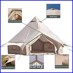 Inflatable Camping Tent Easy Setup Waterproof Windproof Outdoor with Electric Pump