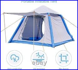 Inflatable Camping Tent with Automatic Pump, Glamping Tents, Easy Setup