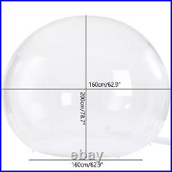 Inflatable Commercial Grade PVC Clear Eco Dome Camping Bubble Tent+FAN NICE USA
