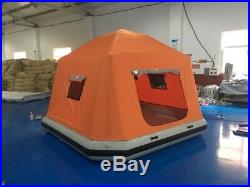 Inflatable Floating PVC Shoal Family Camping Water Raft Tent AS SEEN ONLINE