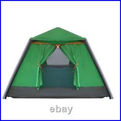 Inflatable Tent Automatic Waterproof Camping Air Folding Cube Fishing Awning