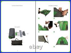 Inflatable Tent Automatic Waterproof Camping Air Folding Cube Fishing Awning