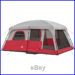 Instant Cabin Tent 10 Person Camping Hiking 2 Room Family Size Outdoor Sleeping