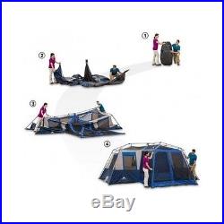 Instant Cabin Tent 12 Person Fast Setup Family Camping Oversized Extra Large
