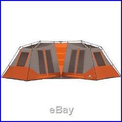Instant Camping 8 Person Cabin Tent Orange Outdoor Shelter Family Hiking Travel