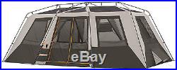 Instant Camping Tent 12 Person Large 18' x 11' River Fishing Family Cabin Canopy