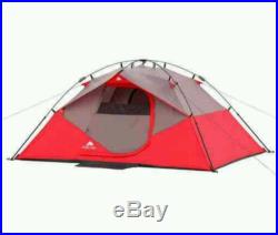 Instant Dome Tent 4 person Green, 2 Folding Chairs, 1 Airbed Mattress Camping