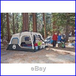 Instant Family Tent 8-Person (14'x10') Coleman Blue Picnic Travel Outdoor Hiking
