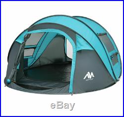 Instant Pop Up 4-5 Person Camping Tent Waterproof Family Backpacking Hiking Tent