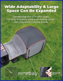 KEMIMOTO UTV Camping Tent Tailgate Tent 2 Person For Polaris Ranger General 1000