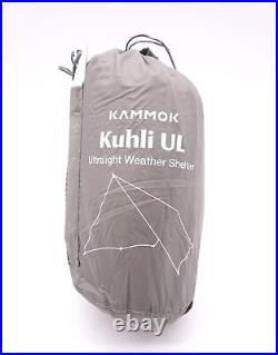 Kammok Kuhli Ultralight Weather Shelter- Crater Gray (CRTGRY)