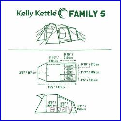 Kelly Kettle 5 Person Family Waterproof Tent