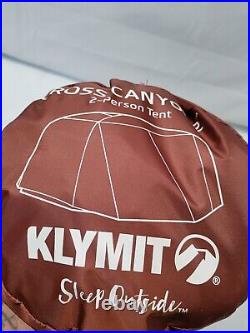 Klymit Cross Canyon 2 2 Person Tent Red/Grey 09C2RD01B