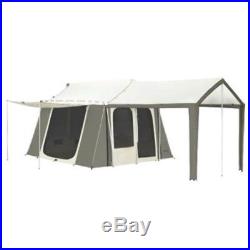 Kodiak 6133 Canvas 12ft x 9ft Tents 6 Person Cabin Tent with Deluxe Awning Scout