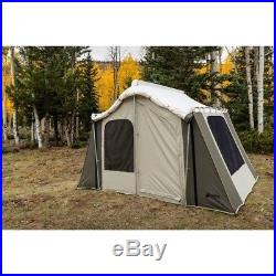 Kodiak 6133 Canvas 12ft x 9ft Tents 6 Person Cabin Tent with Deluxe Awning Scout