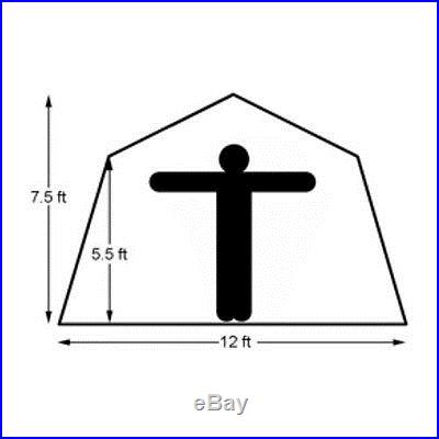 Kodiak Canvas Cabin Tent 6121 12 x 9 6-Person Capacity