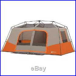 Large 11 Person Cabin Tent 3 Rooms All Season Outdoor Instant Camping Hiking NEW