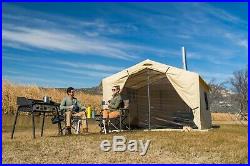 Large 12'x10' Wall Outfitter Tent With Stove Jack Outdoor Camping Hunting Family